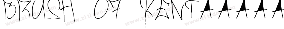 Brush Of Kent字体转换